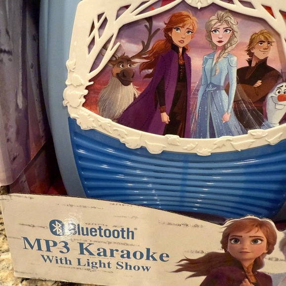 Frozen II Blue Portable Speaker with Bluetooth - Picture 3 of 11
